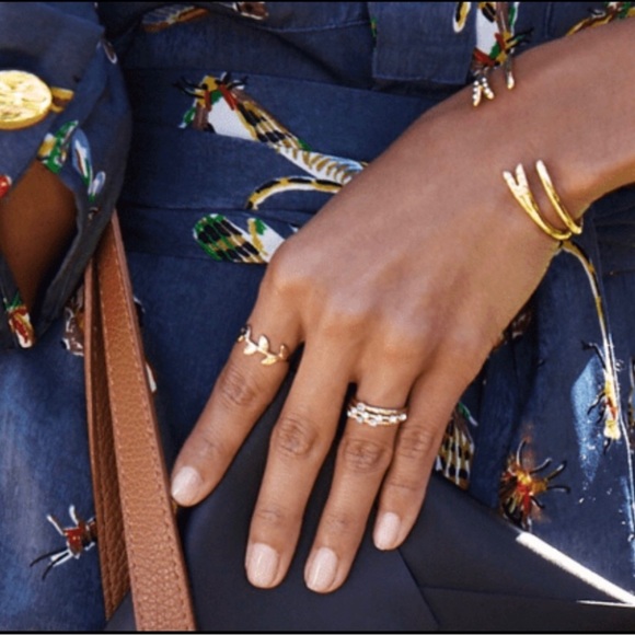 Michelle Campbell Gold Talon Bracelet Set - Picture 6 of 9